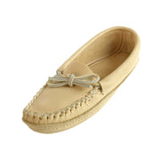 Women's Soft Sole Moose Hide Leather Moccasin Slippers