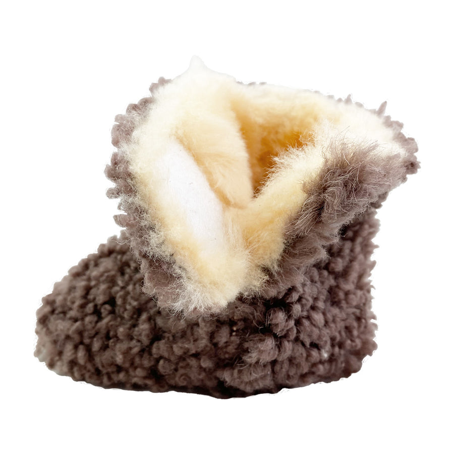 Baby Genuine Sheepskin Bootie Slippers