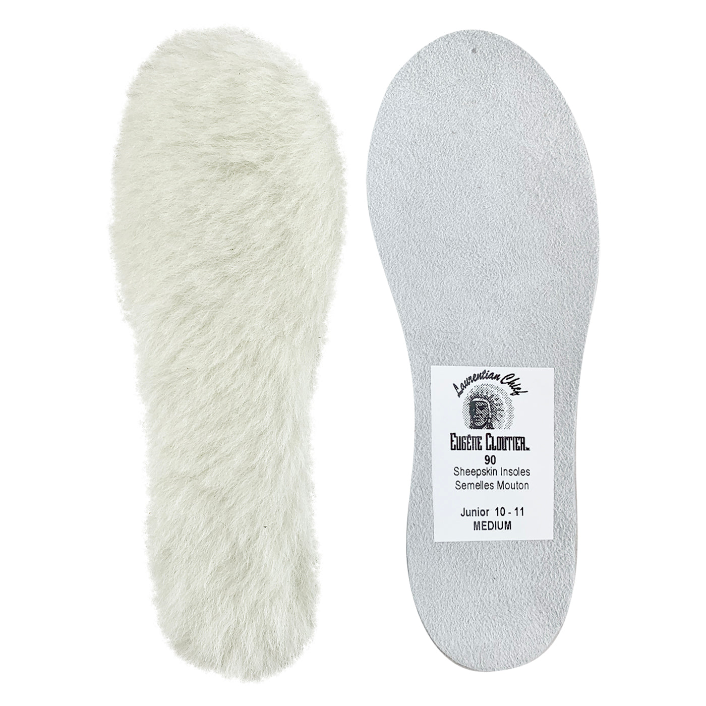 Children's Sheepskin Insoles Made in Canada Laurentian Chief â Leather-Moccasins