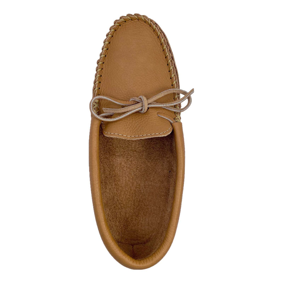 Men's Moose Hide Leather Earthing Moccasins