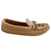 Men's Soft Sole Moose Hide Leather Beaded Moccasins