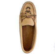 Men's Soft Sole Moose Hide Leather Beaded Moccasins