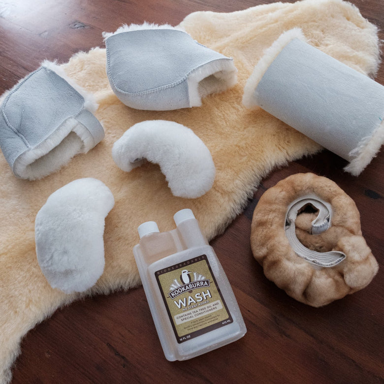 Kookaburra Wash Cleans & Conditions All Washable Sheepskin & Shearling
