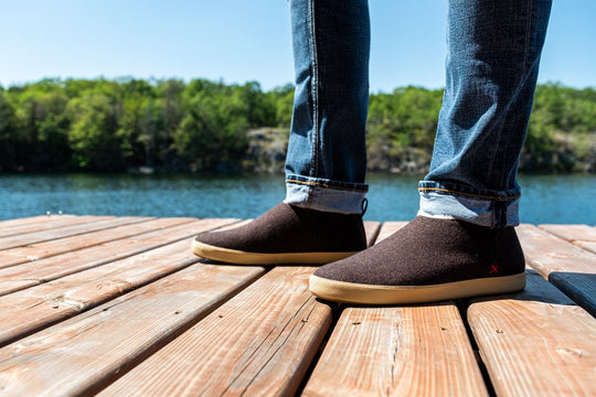 Men's Felted Wool Deck Shoes (Final Clearance - Size M6 /L7 ONLY)