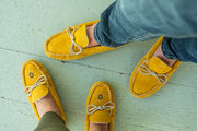 Men's Soft Sole Moosehide Suede Moccasins