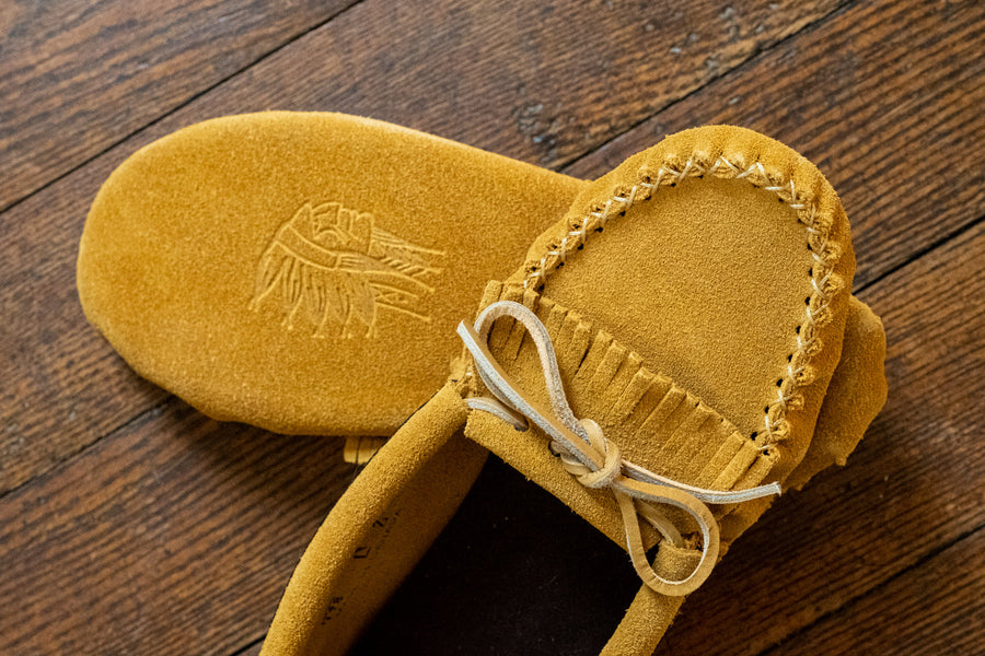 Women's Fringed Soft Sole Suede Moccasins