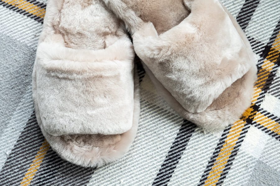 Women's CLEARANCE Genuine Sheepskin Slip-On Sandal Slippers