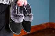 Men's Low Cut Sheepskin Slippers