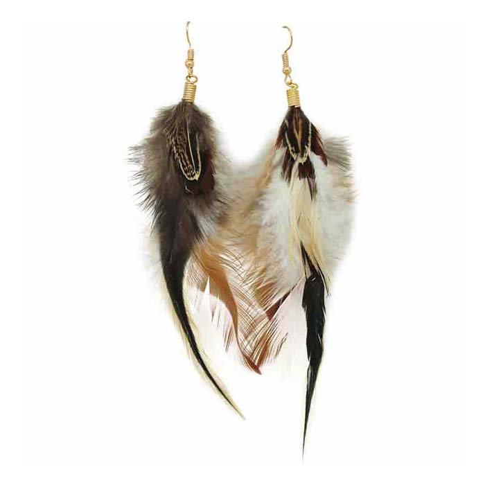 Multicolor Alloy Peacock Feather Earrings at Rs 50/pair in Yamuna Nagar |  ID: 23867971997