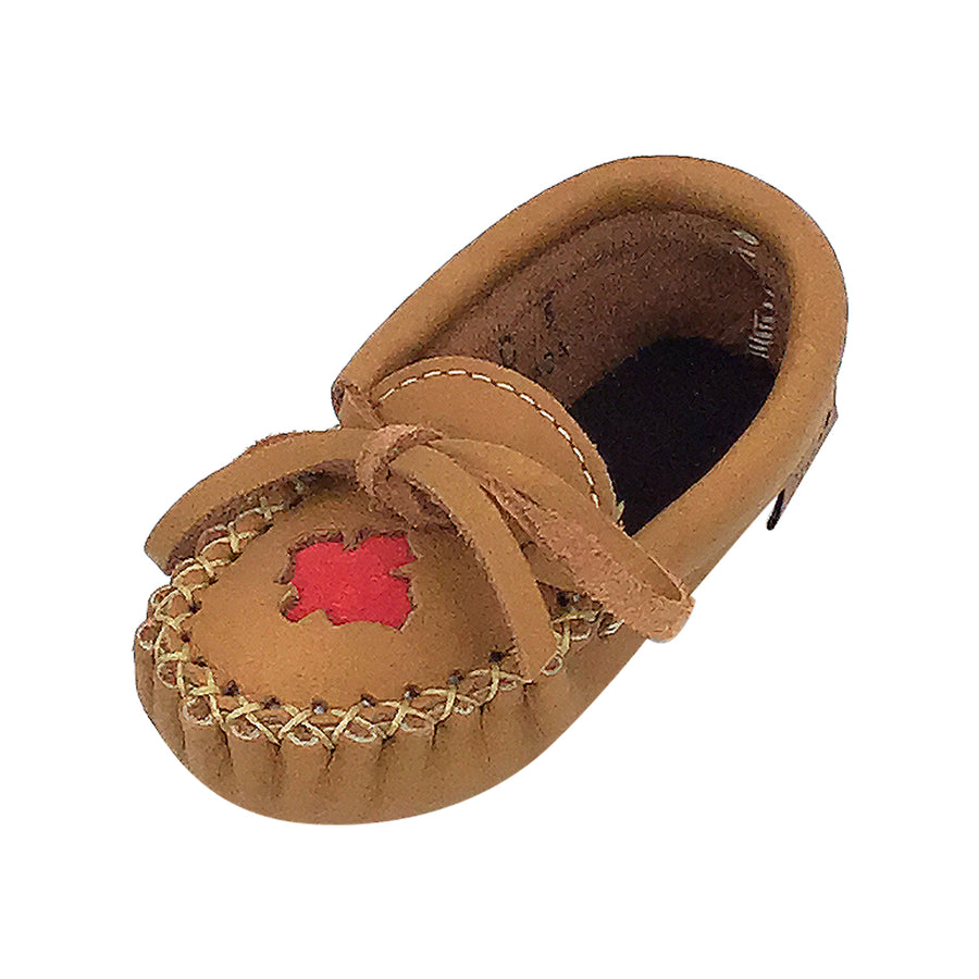 Baby & Child Maple Leaf Moccasins (Final Clearance Baby 3 & 4 only)