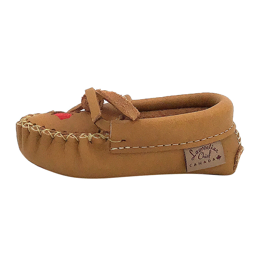 Baby & Child Maple Leaf Moccasins (Final Clearance Baby 3 & 4 only)