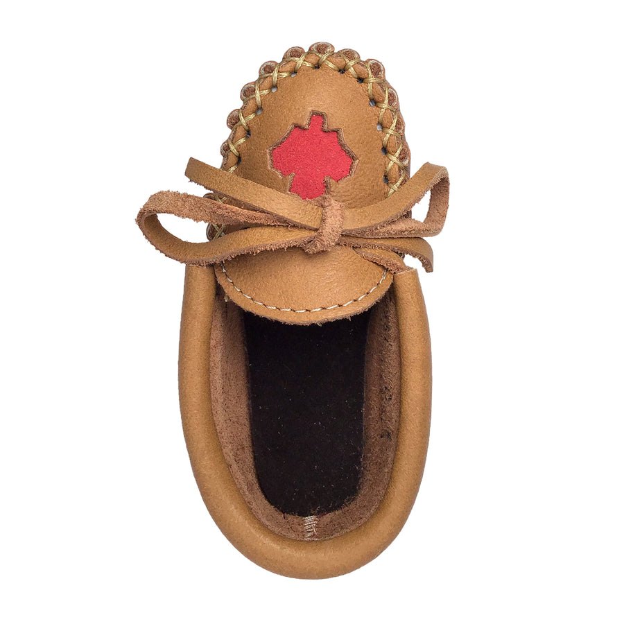 Baby & Child Maple Leaf Moccasins (Final Clearance Baby 3 & 4 only)