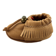 Baby Moosehide Bear Paw Moccasins