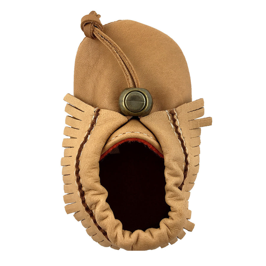 Baby Moosehide Bear Paw Moccasins