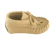 Baby Moose Hide Beaded Moccasins