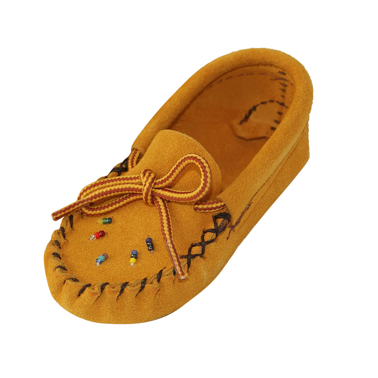 Baby SoftSole Genuine Suede Leather Moccasins with Beading LeatherMoccasins