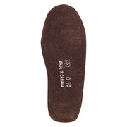 Children's Faux Fur Trim Brown Suede Moccasins (Final Clearance)