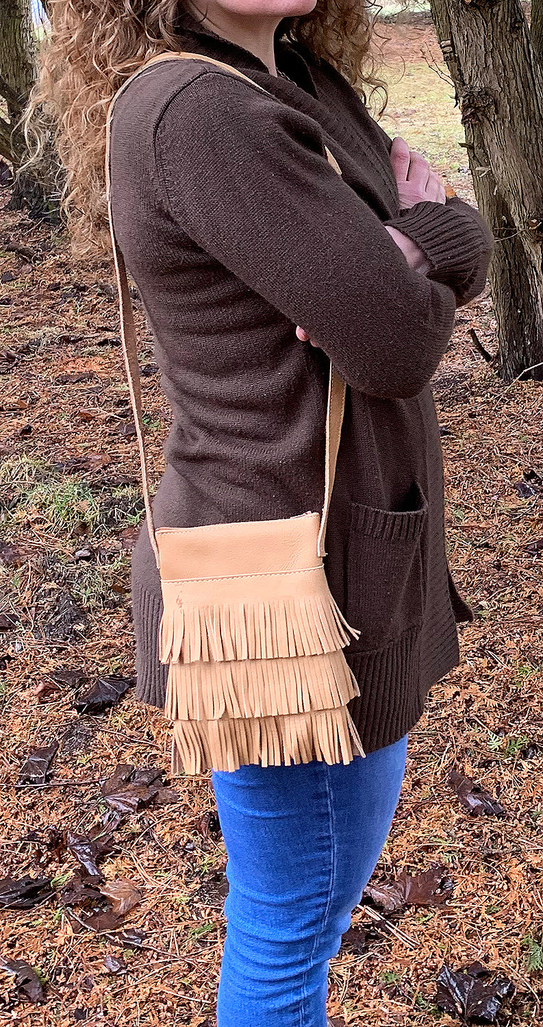 Fringed Shoulder Purse