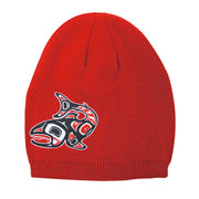 Jamie Sterritt Salmon Embroidered Knitted Hat