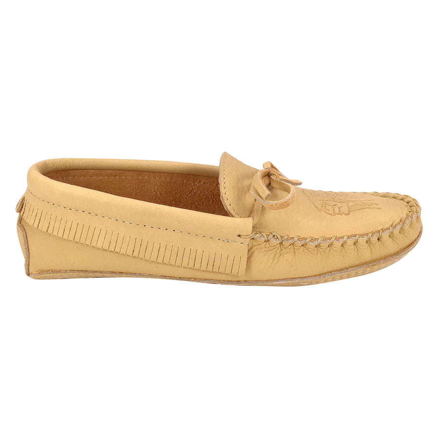 Men's Soft Sole Moose Hide Leather Moccasins