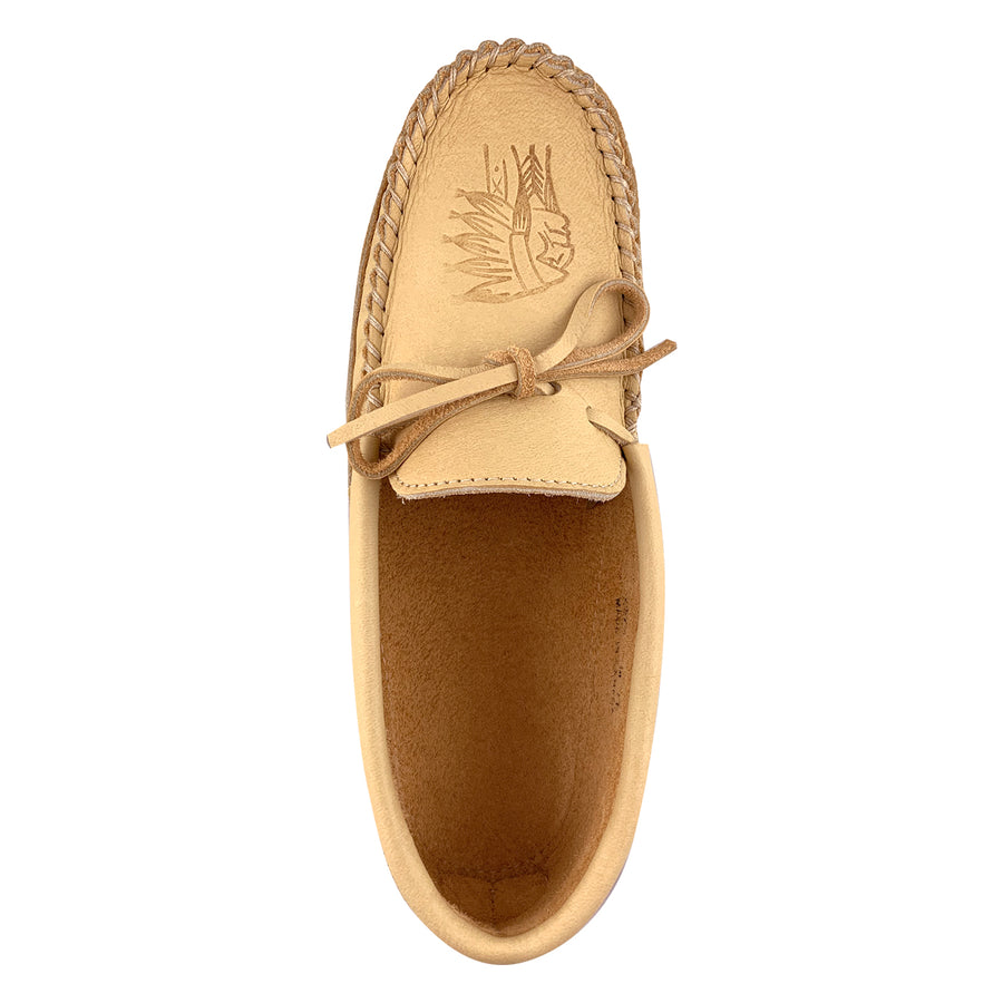 Men's Soft Sole Moose Hide Leather Moccasins