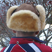 Sheepskin Mountie Trapper Hat