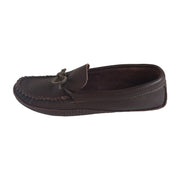 Men's Soft Sole Leather Moccasins Burgundy (Final Clearance)