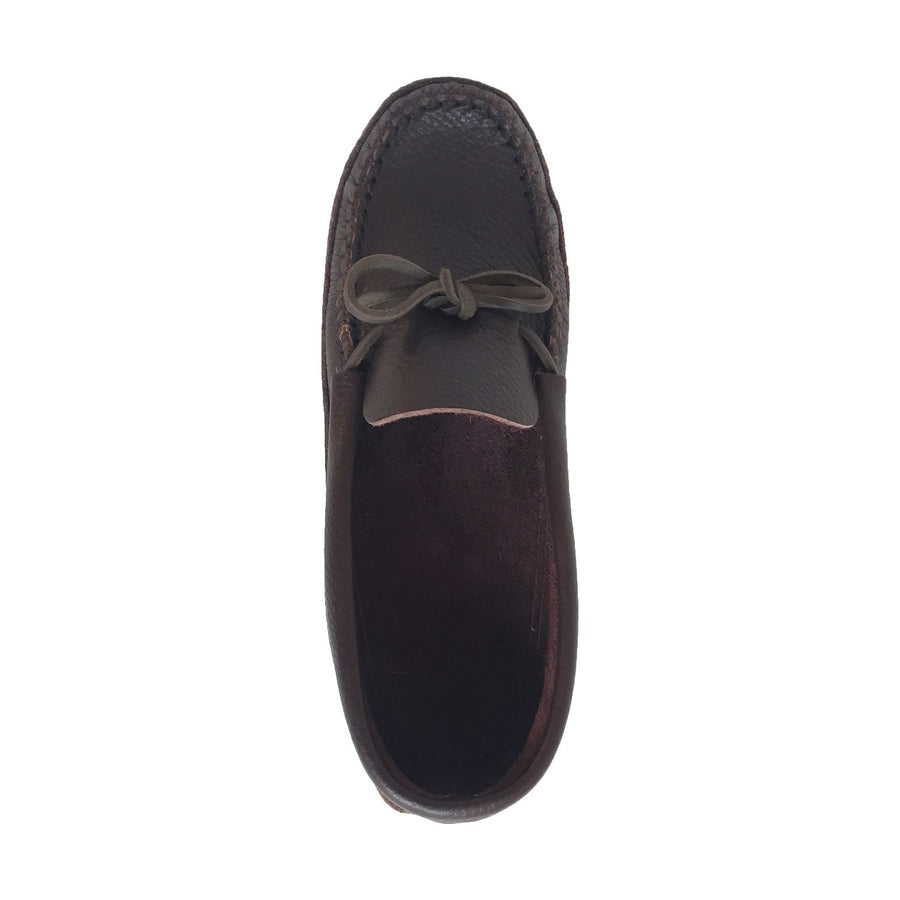 Men's Soft Sole Leather Moccasins Burgundy (Final Clearance)