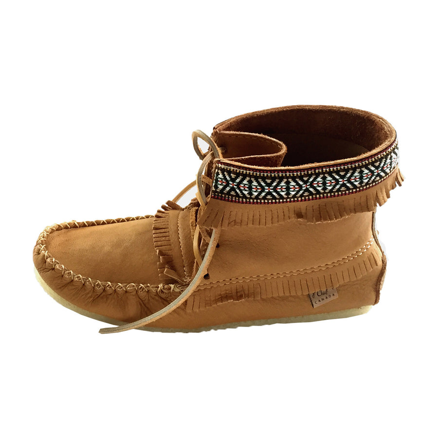 Men's Leather Moccasin Boots