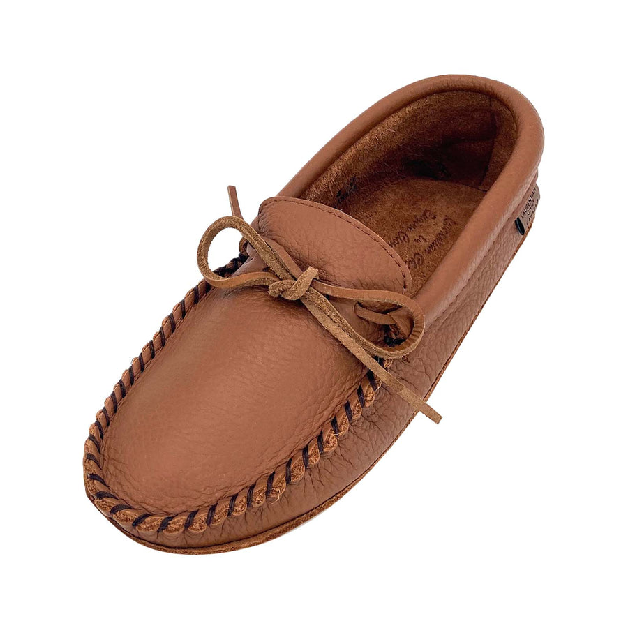 Men's Soft Sole Brown Leather Moccasins