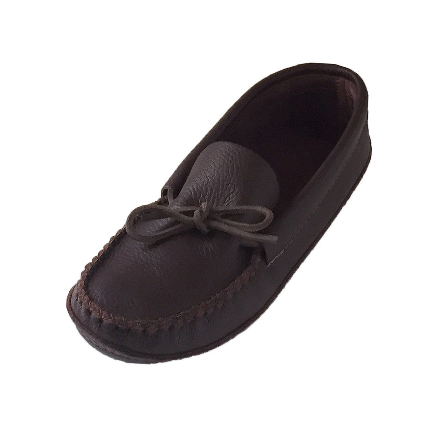 Men's Soft Sole Leather Moccasins Burgundy (Final Clearance)