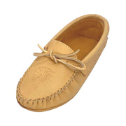 Men's Fringed Moose Hide Leather Earthing Moccasins