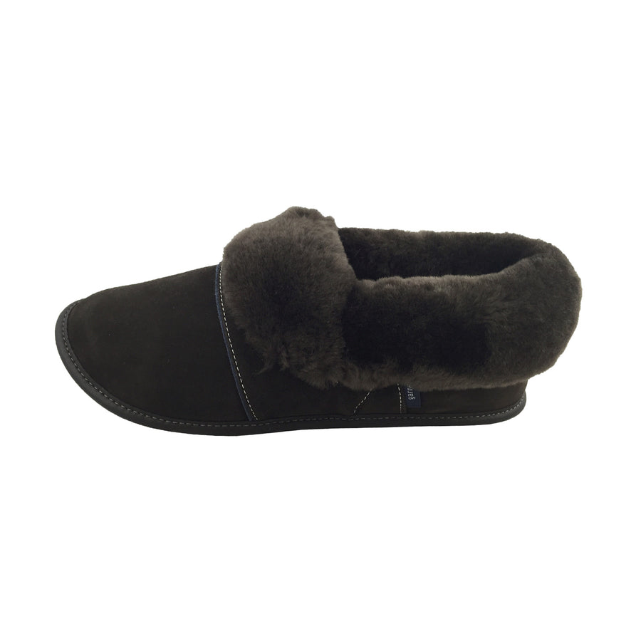 Men's Low Cut Sheepskin Slippers