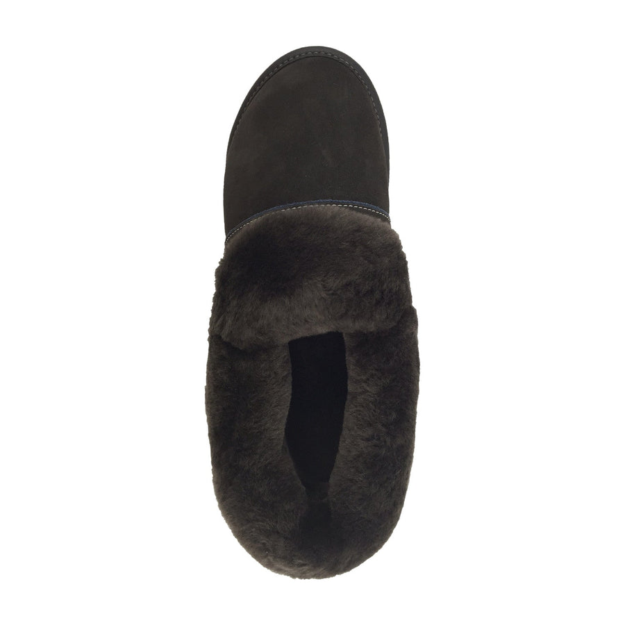 Men's Low Cut Sheepskin Slippers with EVA sole (Final Clearance)