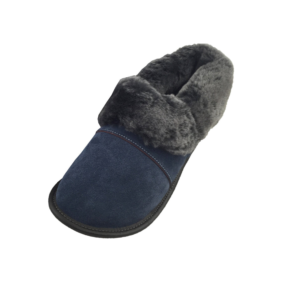 Men's Low Cut Sheepskin Slippers