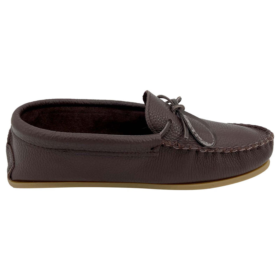 Men's Moose Hide Leather Moccasin Shoes