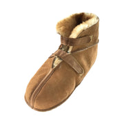 Men's Sheepskin Cabin Slippers with Velcro