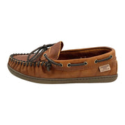 Men's Hunter Sole Wide Width Leather Moccasin Shoes