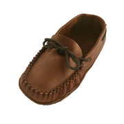 Men's Soft Sole Wide Width Leather Moccasins