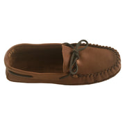 Men's Soft Sole Wide Width Leather Moccasins