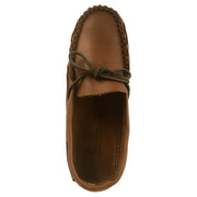 Men's Soft Sole Wide Width Leather Moccasins