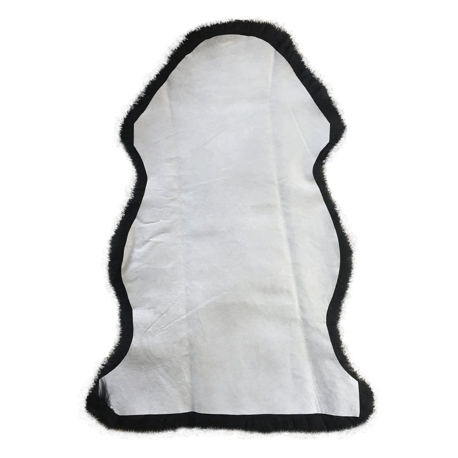 Black Sheepskin Motorcycle Seat Cover