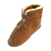 Women's Sheepskin Cabin Slippers with Velcro