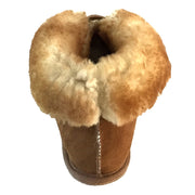 Women's Sheepskin Cabin Slippers with Velcro