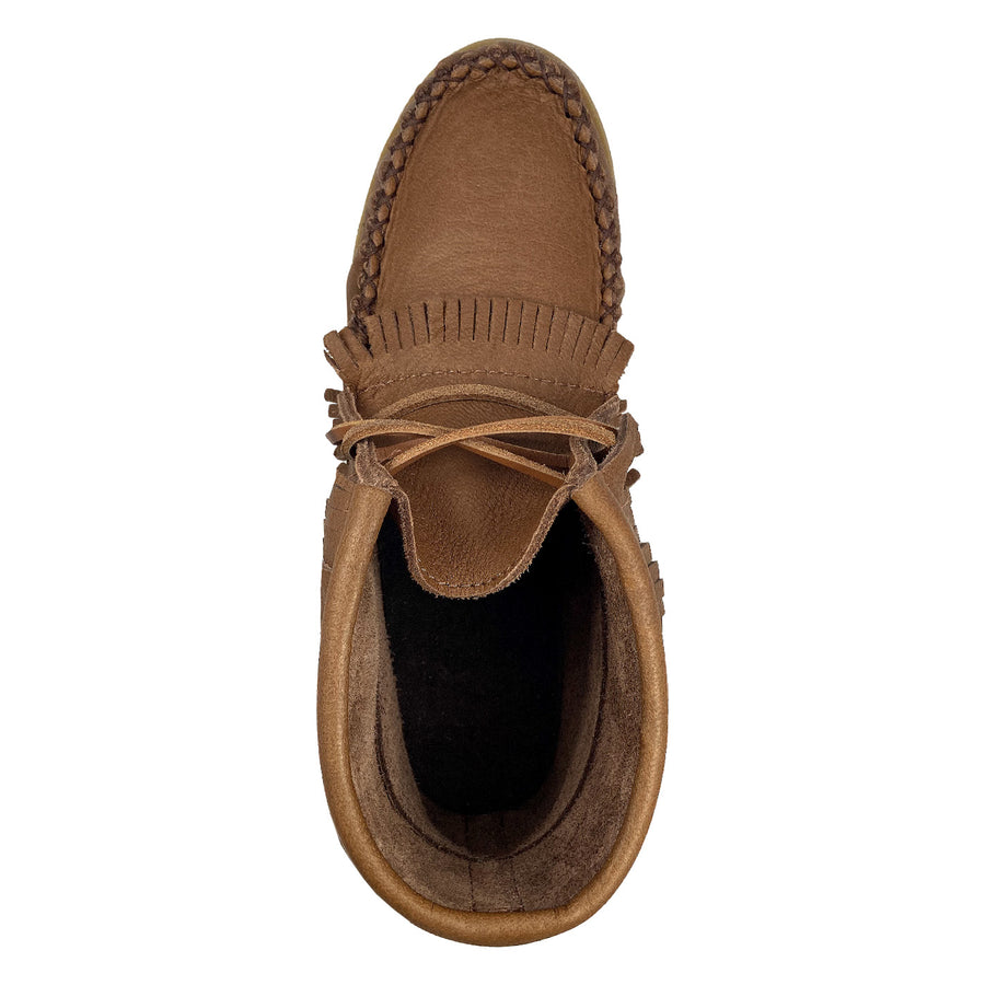 Women s Maple Brown Laurentian Chief Apache Ankle Moccasin Boots 6