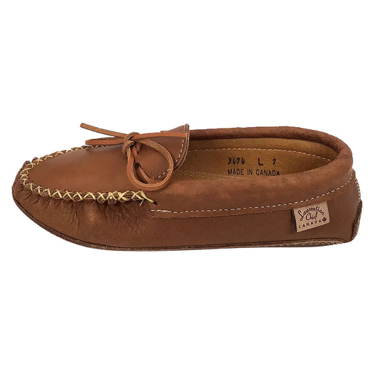 Women's Moose Hide Double Leather Moccasins (Final Clearance)