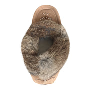 Women's Lined Rabbit Fur Suede Moccasins (Final Clearance Size 4 & 5 ONLY)