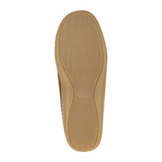 Women's Rubber Sole Moose Hide Leather Moccasins