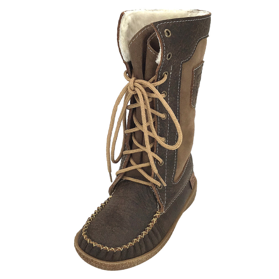 Women's 12" Sheepskin Snowshoe Mukluks Boots