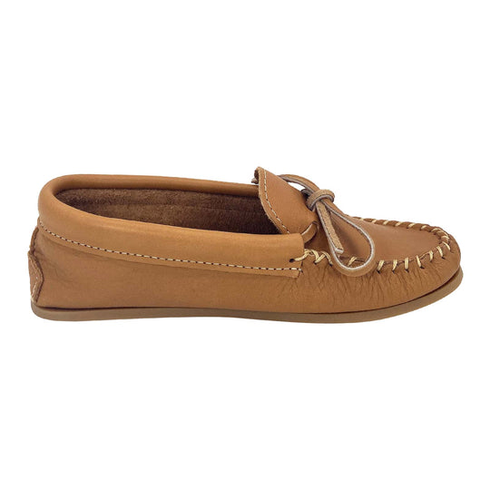 Women's Crepe Sole Genuine Moosehide Leather Outdoor Moccasin Shoes ...